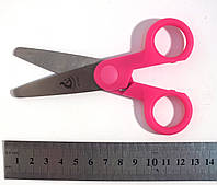 Ножницы детские Golden Phoenix с пластиковыми ручками 12,5 см. Розовый