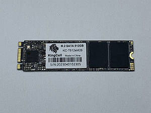 Накопичувач SSD M.2 2280 SATA III 512GB KingCell KC-T512sM28 R490MBs W460MBs