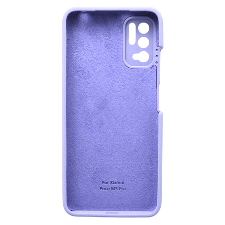 Чохол Silicone Case Premium для Xiaomi Note 10 5G / Poco M3 Pro Lilac, фото 2
