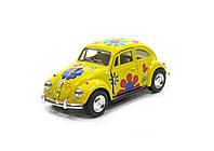 Машина металлическая KT5057WF Volkswagen Classical Beetle 1967 with printing