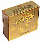 Чай чорний пакетований Akbar Gold 100 штук із ярличками., фото 3