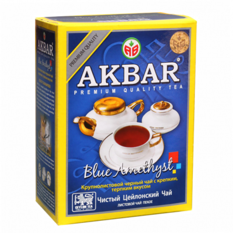 Чай чорний великолистовий Akbar Blue Amethyst 100 г