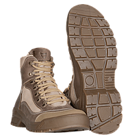 Ботинки тактические демисезонные Ятаган Койот (40 - 45р) нубук Армейская обувь трекинговая боевая кожаная