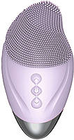 Імпульсна щітка для вмивання AVADONA. Масажна щітка для чищення обличчя. ФіолетовийEStyle