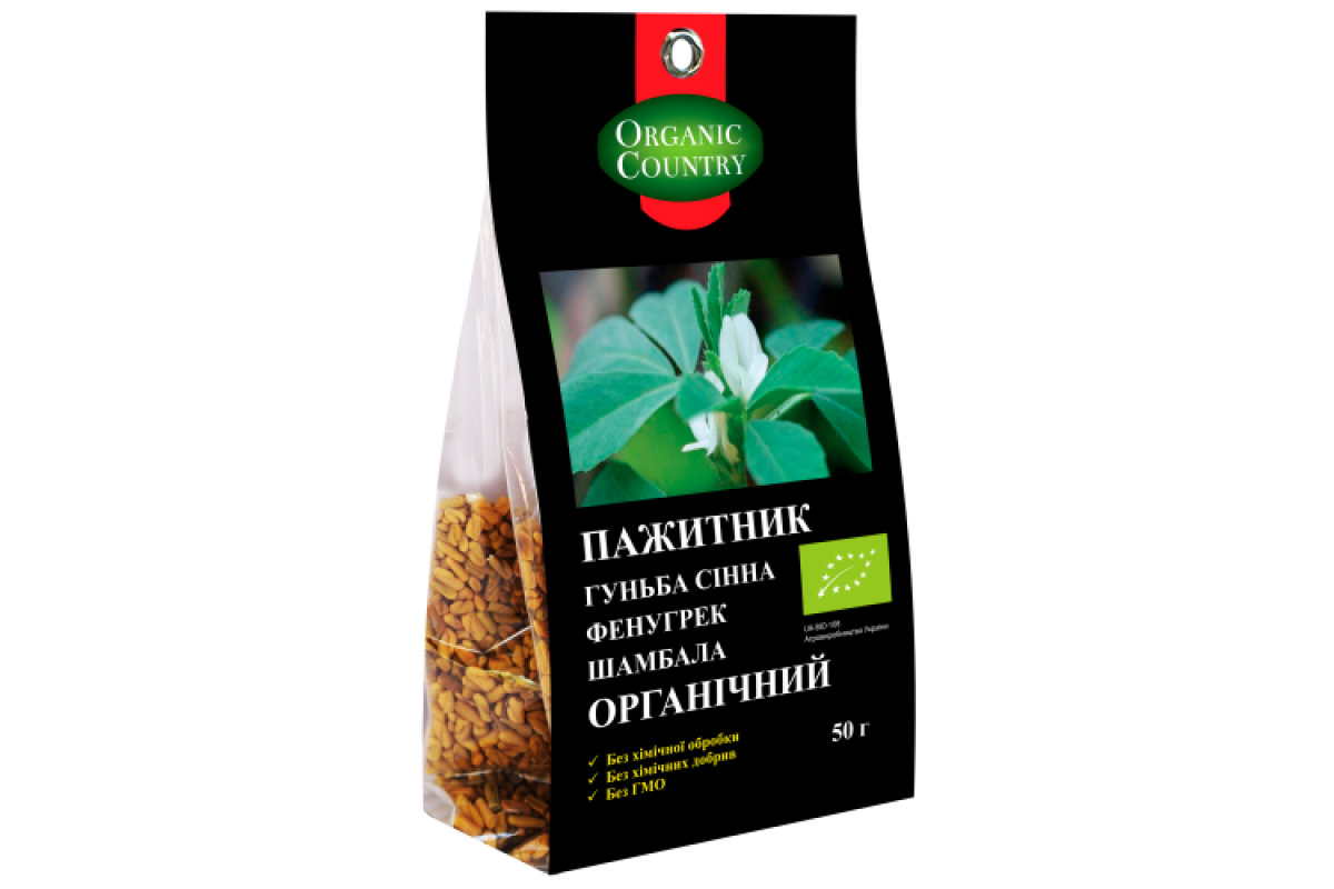 Пажитник органічний Organic Country 50 г