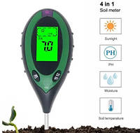 Вимірювач для ґрунту 4в1 (кислотність, темперетура, вологість, освітлення), фото 4