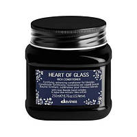 Davines Heart of Glass Rich Conditioner, питательный кондиционер для защиты и блеска светлых волос, 250мл