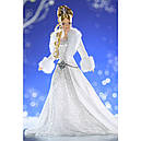 Barbie Holiday Visions Winter Fantasy B251Лялька Барбі Колекційна Зимова Фантазія 2003, фото 4