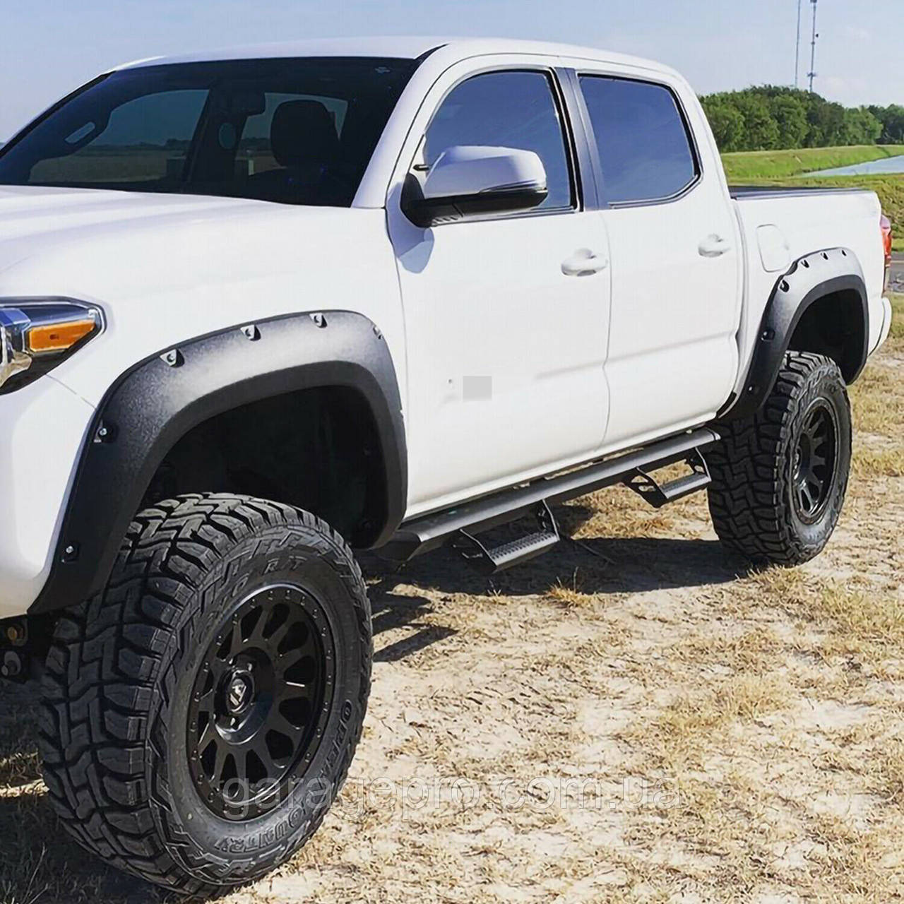 Пластикові розширювачі арок Toyota Tacoma 2016-2021 (Фендера / ABS-пластик)