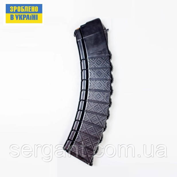 Магазин 5.45х39 на 50 набоїв НОВИЙ пластиковий чорний для РПК / АК (Україна), фото 1