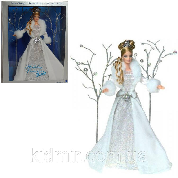 Barbie Holiday Visions Winter Fantasy B251Лялька Барбі Колекційна Зимова Фантазія 2003