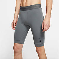 Nike mens infinalon shorts grey cj8018-068 шорти компрессионние труси спортивние термо оригинал