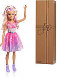 Зрістова лялька Барбі блондинка 71 см Barbie 28-Inch Best Fashion Friend Star Power Doll, фото 5