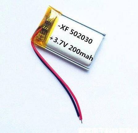 Акумулятор літій-полімерний 200 mAh 3.7 V 502030, фото 1