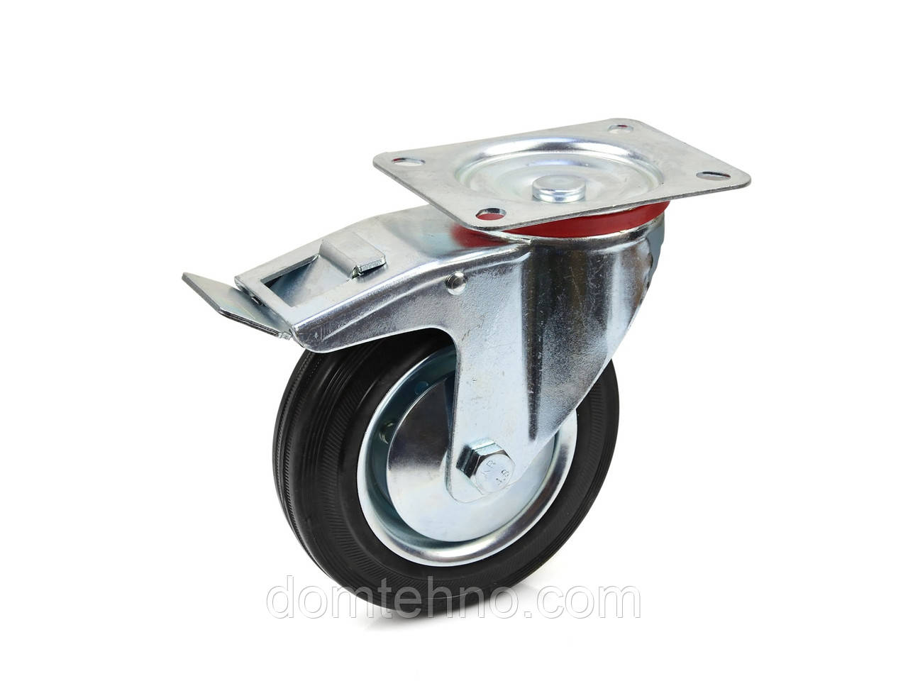 Колесо поворотне з гальмом 160мм G71520 Geko