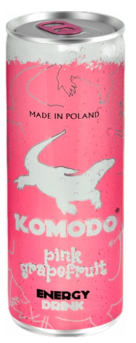 Енергетичний напій Komodo Pink Grapefruit 250 мл