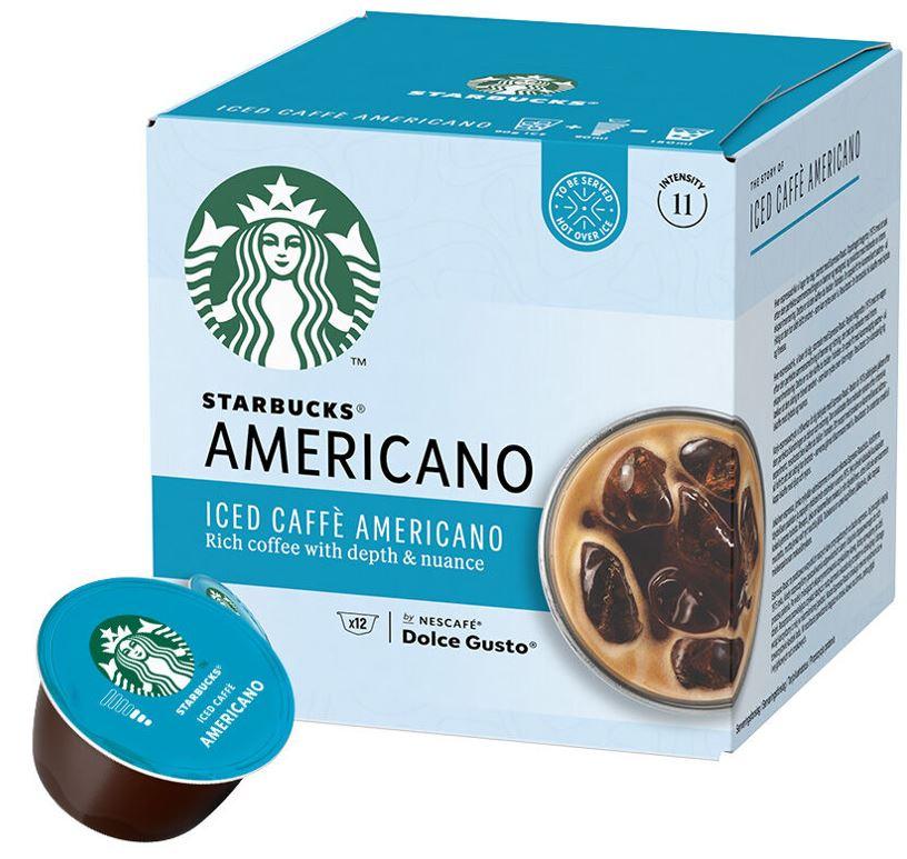 Кава в капсулах Dolce Gusto Starbucks Americano ICE (12 порцій)
