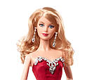 Barbie Collector Holiday CHR76 Лялька Барбі Колекційна Святкова 2015 блондинка, фото 4