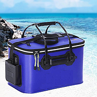 Складна сумка 24л Feima 40x25x24см для риби та підгодовування водонепроникна універсальна