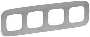 Рамка 4 пости Legrand Valena ALLURE, алюміній Baumar - Порадуй Себе