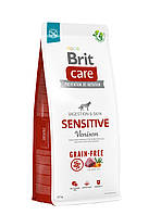 Сухой корм для собак Brit Care Dog Sensitive для собак с чувствительным пищеварением с олениной 12 кг