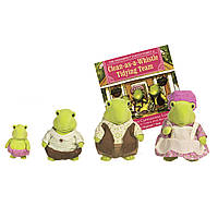 Набір фігурок Li`l Woodzeez Сім'я Черепашок 4од, книжка EN Baumar - Порадуй Себе