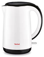 Електрочайник Tefal Safe to touch 1.7л, Strix, пластик, білий глянець Baumar - Порадуй Себе