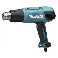 Фен будівельний Makita HG6031VK 1800Вт 50-600°C 250/500л·хв 0.67кг Baumar - Порадуй Себе