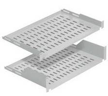 Полиця MIRSAN 19", 1U, консольна, глибина 250 мм, чорна Baumar - Порадуй Себе