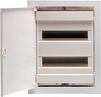 Щит металопластиковий ETI, ECG28 (внутрішній, 2х12+4 модулі, дверцята білі, IP40) Baumar - Порадуй Себе