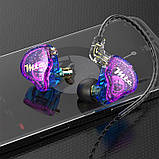 Динамічні навушники TRN MTE з мікрофоном (Фіолетовий), фото 4