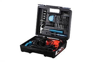 Дриль ударний Makita M8103KX2 430Вт зубчастий патрон 13мм 0-3000об·хв 1.8кг комплект ручного інструменту та оснастки Baumar -