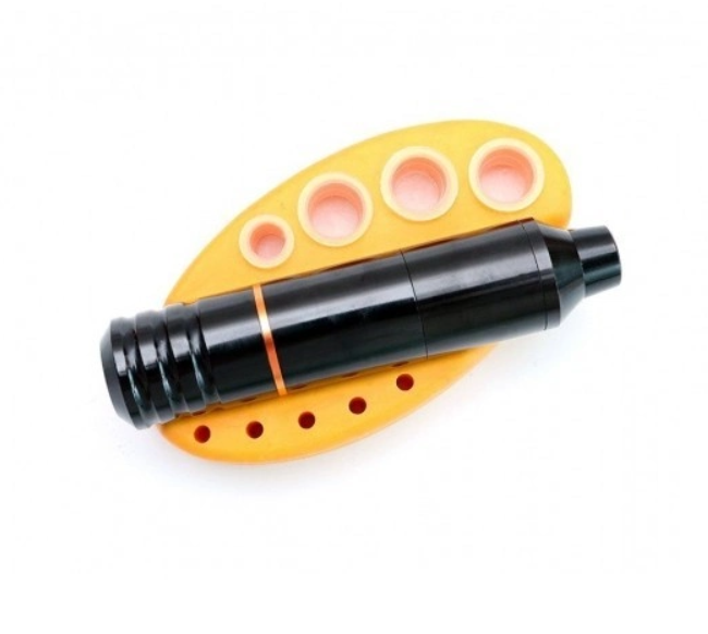 Підставка для ковпачків силіконова, жовта, фото 1