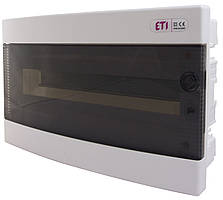 Щит розподільчий ETI, ECM18PT (18 модулів, прозорі дверцята) Baumar - Порадуй Себе