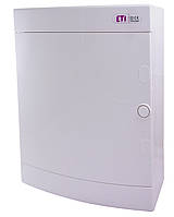 Щит зовнішній розподільний ETI, ECT 24PT (24 модулі, білі дверцята) Baumar - Порадуй Себе