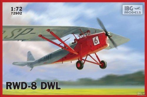 Пластикова модель 1/72 IBG 72502 польский навчально тренувальний літак RWD-8 DWL
