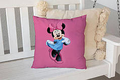 Декоративна подушка 45х45 см, «Minnie Mouse»