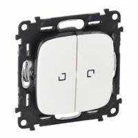 Перемикач 2-клавішний з підсвіткою Legrand Valena ALLURE, 10АХ, 250V, білий Baumar - Порадуй Себе