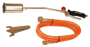 Паяльник газовий TOPEX 1400°C 28кВт пальник шланг 1.5м Baumar - Порадуй Себе