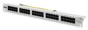 Патч-панель DIGITUS CАТ 3 UTP, 19", 1U, 50 портів, зібрана, сіра Baumar - Порадуй Себе