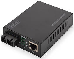 Медіа конвертор DIGITUS Gigabit, RJ45 / MM SC DX, 850nm, 0.5км Baumar - Порадуй Себе