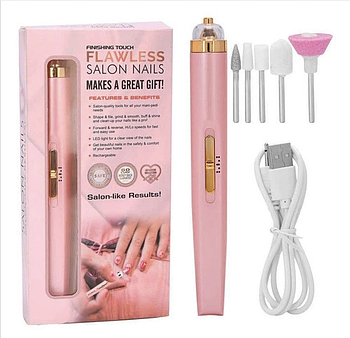 Фрезер для манікюру та педикюру Flawless Salon Nails (200 штящ)