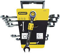 Stanley Ключи гаечные, набор 6ед., комбинированные, с храповым механизмом, 10-19 мм Baumar - Порадуй Себя