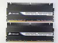 Комплект оперативной памяти Corsair Dominator DDR3 4Gb (2X2Gb) 1600MHz PC3-12800 (CMP4GX3M2B1600C8) Б/У