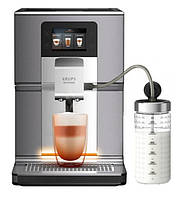 Кавомашина Krups Intuition Preference 3л, зерно, автомат.капучинатор, авторецептів - 8, сіро - чорний Baumar - Порадуй Себе