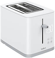 Тостер Tefal Sense 850Вт, LED дисплей, метал/пластик, білий Baumar - Порадуй Себе