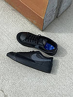 Кеды черные мужские Nike Blazer Low Total Black