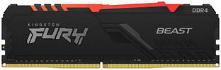 Пам'ять ПК Kingston DDR4 16GB 3200 FURY Beast RGB Baumar - Порадуй Себе