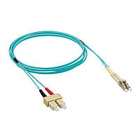Патч-корд волоконно-оптичний  Legrand LSC3 SC/UPC-LC/UPC, 50/125, OM3, duplex, LSZH, 2м Baumar - Порадуй Себе