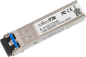 Трансивер MikroTik S-31DLC20D SFP, 1x1000BaseLX, SM, 20км Baumar - Порадуй Себе